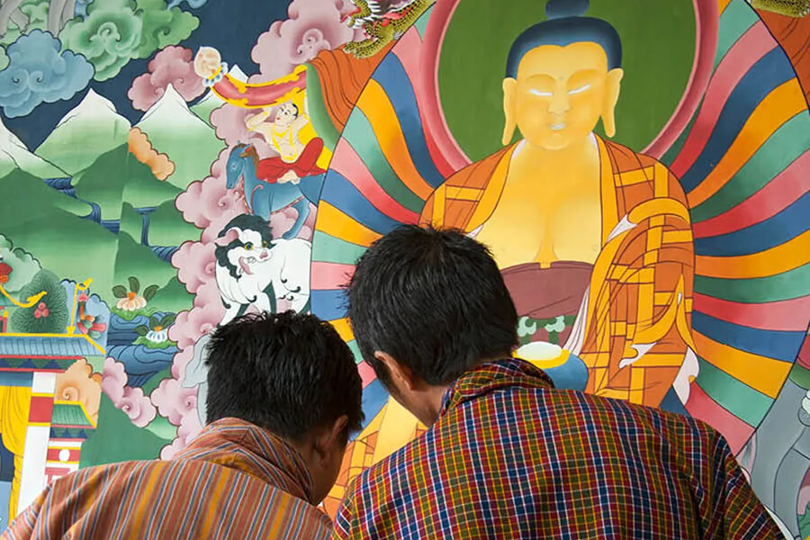 Buddhist Paintings Bhutan