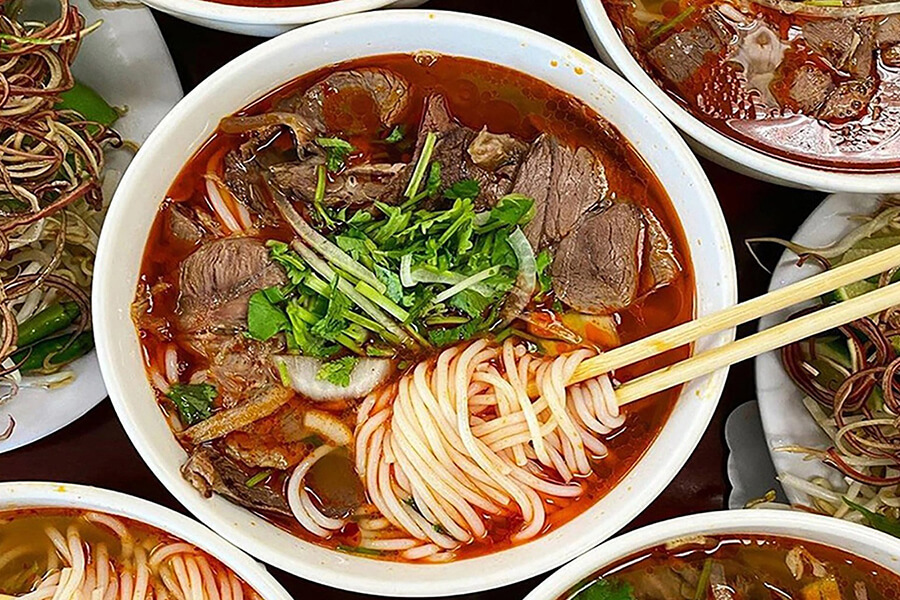 Beef rice noodle soup specialties