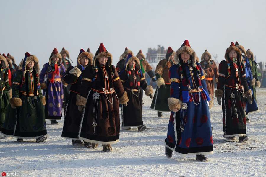Buryat Traditional Costume in Mongolia