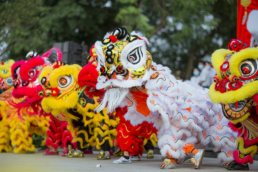 Chinese traditional Lion Dance
