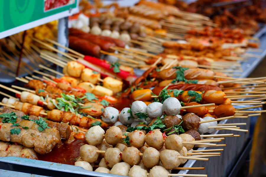 Sample the street food in HaNoi