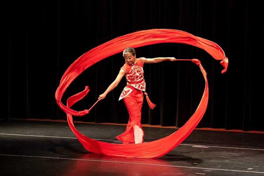 Traditional Chinese Ribbon Dance