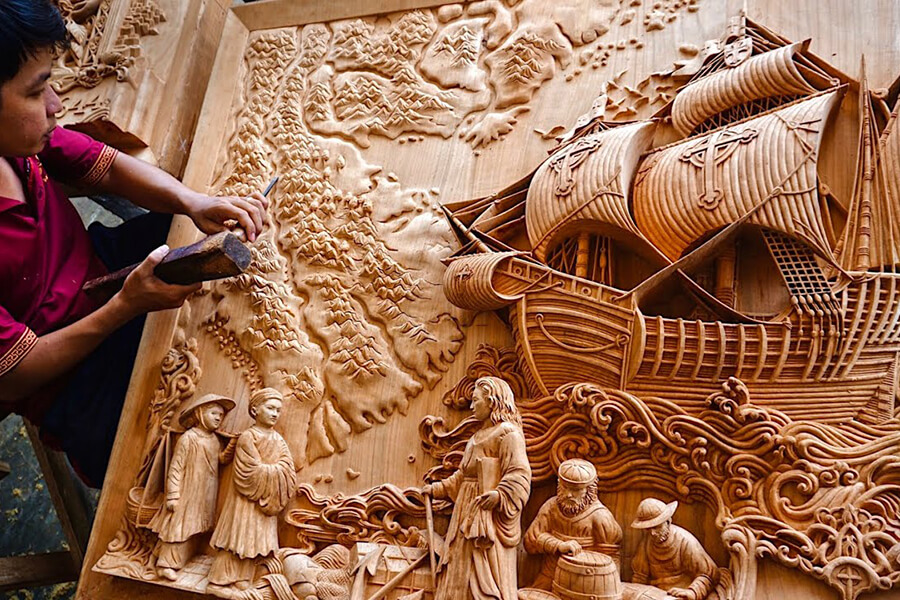 Wooden Carvings - Things to Buy in Thailand
